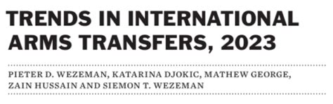 armstrade erome|Trends in International Arms Transfers, 2023 .